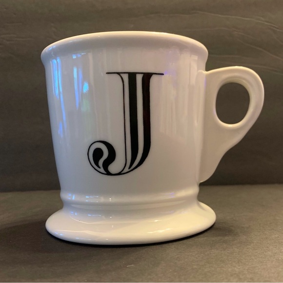 Anthropologie Letter J Initial Monogram Mug - Picture 1 of 2